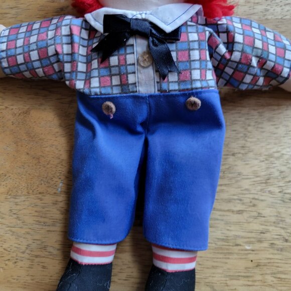 Vintage/Classic Raggedy Andy Small Plush Toy Doll GUC SEE PICTURES - Picture 3 of 7